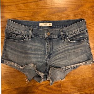 Abercrombie & Fitch Low-Rise Jean Shorts